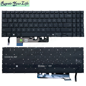 ยี่ห้อใหม่ US RGB แบ็คไลท์แป้นพิมพ์แล็ปท็อปสำหรับ ASUS Vivobook S16 M5606 S15 S5507 <span class=keywords><strong>S5506</strong></span> 0KNB0-681VUS00 0KNB0-581WUS00 AI แป้นพิมพ์ - Product Image 2