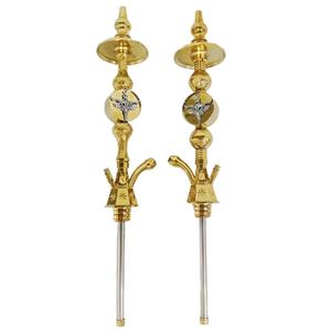 Ensemble de narguilé égyptien de grande taille de <span class=keywords><strong>30</strong></span> pouces en alliage de métal Sheesha égyptien Hubbly Chicha Hookahs de luxe - Product Image 3