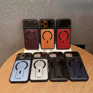 Coque de protection antichoc avec cache-caméra et support invisible magnétique pour iPhone 18 17 16 15 14 13 12 Pro Max - Product Image 1