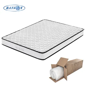 Wow!! Rayson Roll Up in a Box Mattress Tight Top Bonnell Spring Mattress