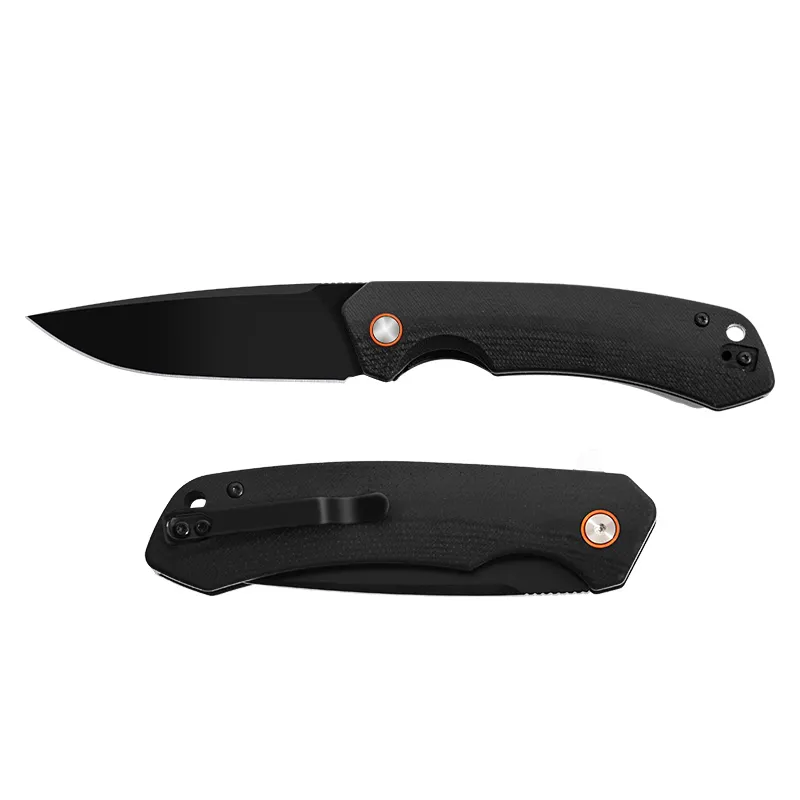 High end G10Handle D2 Blade Pocket Knifes Outdoor Camping Survival Folding Knife Personalized