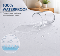 Protecteur de matelas imperméable personnalisé en coton éponge