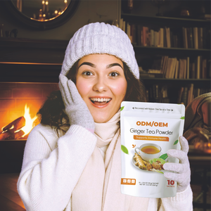 Polvo de Jengibre Natural OEM Sin Cafeína con Hierbas Instantáneas para Apoyo Digestivo y de Calor - Product Image 3