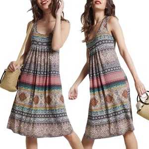 Vestidos Casuales para Mujer 2021 Moda de Verano para Mujer Sueltos sin Mangas para Fiesta de Noche Playa Vestidos Sexis de Fiesta para Mujer - Product Image 3