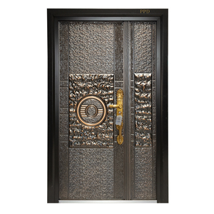 Puerta de Tanque de Aluminio Fundido Texturizado de Lujo con Excelente Sellado para Proyectos de Entrada a Villas y Propiedades Inmobiliarias - Product Image 6