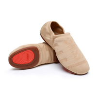 Chaussures de pom-pom girls et d'aérobic à pompons, tige en maille, semelle extérieure composite, pour femmes adultes, pour la pratique de la danse jazz, moderne, yoga et ballet classique
