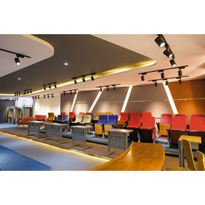 เก้าอี้โรงละครเฮนเม่ย รุ่น HM-8605 สีแดง หุ้มเบาะแบบแถวพร้อมที่วางแขน สำหรับหอประชุมและห้องบรรยาย - Product Image 3