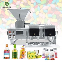 Machine de comptage et d'embouteillage de bonbons vitaminés en forme de petits haricots
