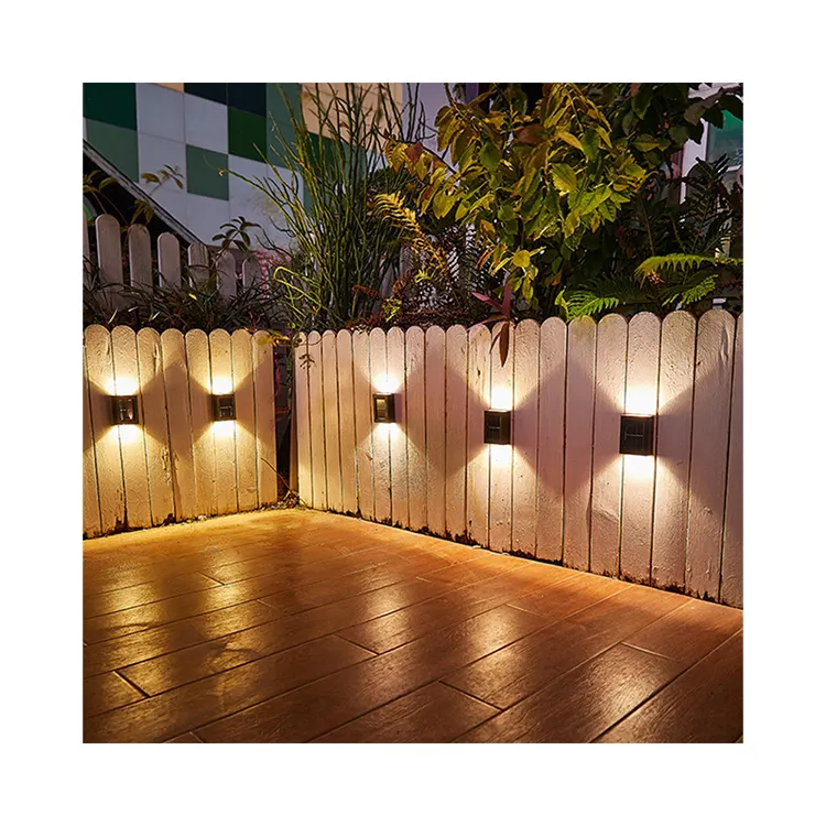 Outdoor Solar LED Lamp Smart Waterproof Porch Wall Lights for Balcony Courtyard Garden Decorative Landscape solar lights street