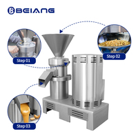 Machine à broyer les noix et le beurre de cacahuètes de qualité alimentaire, automatique, en acier inoxydable, petite taille, pour les usines alimentaires et les magasins