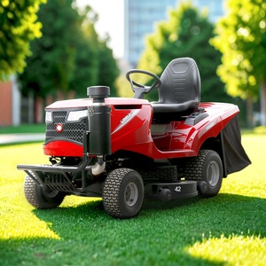 รถตัดหญ้าแบบนั่งขับ ยี่ห้อ Wode เครื่องตัดหญ้าแบบใช้น้ำมันเบนซิน ขนาดใหญ่ สี่ล้อ - Product Image 1