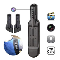 Caméra stylo numérique miniature T189 HD 1080P, caméscope corporel portable avec capteur d'image CMOS MicroSD et clip