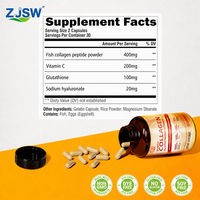 Capsules de collagène, glutathion et vitamine C, complément alimentaire antioxydant pour la peau, les cheveux, les ongles et le soutien des articulations