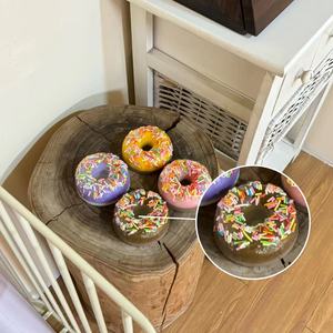 En Stock/OEM Donut, jabón de aceite esencial a base de plantas naturales, glicerina, diseño único, barra de jabón sólida para limpieza facial y corporal - Product Image 1