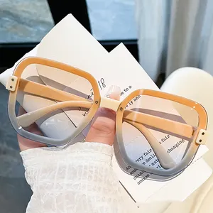 Дешевые качественные солнцезащитные очки унисекс UV400 квадратные элегантные женские очки с рисовым шипом