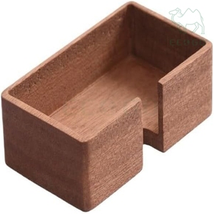 Boîte de rangement de bureau miniature personnalisée en bois, organiseur de bureau, porte-cartes de visite - Product Image 6