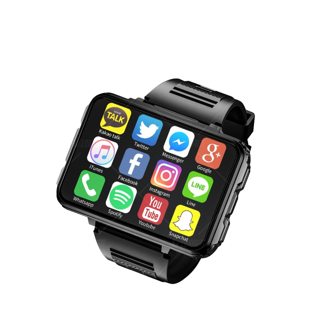DM100 T900 IP67 Fitness Smart Watch with 1GB RAM Camera Android Technology Alloy Case Rubber Strap for Sports for Men Women