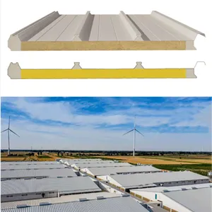 Easy Install 50-100mm Photovoltaic Dedicated Roof Sandwich Panels Pu/pir Sandwich Panels For Factories