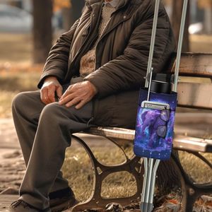 Taburete Portátil Plegable de Aluminio, Silla de Apoyo con 3 Patas, Altura Ajustable, Bolsa de Transporte, Ideal para Senderismo - Product Image 4