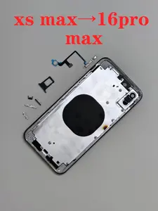 Boîtiers pour <span class=keywords><strong>iPhone</strong></span> XS <span class=keywords><strong>Max</strong></span> Similaires aux modèles 15 et 16 <span class=keywords><strong>Pro</strong></span> <span class=keywords><strong>Max</strong></span>, Kits de remplacement de châssis arrière DIY pour XS <span class=keywords><strong>Max</strong></span> (compatible avec les modèles 15 et 16 <span class=keywords><strong>Pro</strong></span> <span class=keywords><strong>Max</strong></span>) - Product Image 4