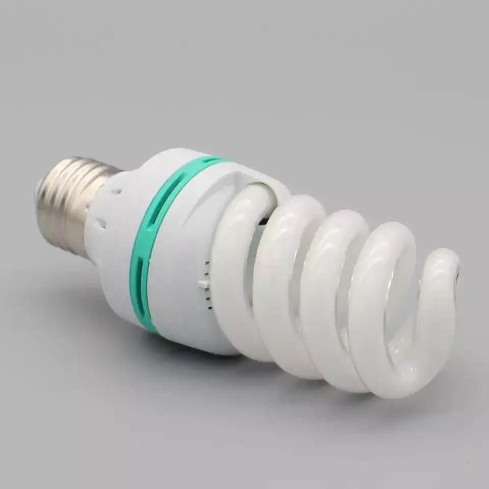 Baja disminución de la luz 24W 30W 36W media espiral LED lámpara de ahorro de energía CFL lámpara fluorescente