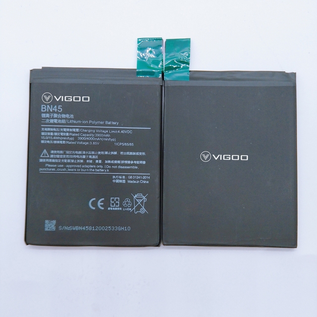 Replacement BN45 Battery for Redmi Note 5 High Capacity 5000mAh Li-Ion Rechargeable Mobile Phone Black