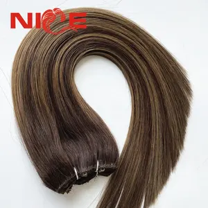 Donker Hoogtepunt Balayage Menselijk Haar Weave Maagd Remy Hair Cabelo Humano Natuurlijke Hoge Kwaliteit Inslag