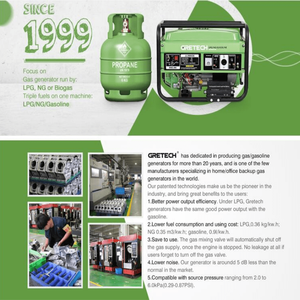 Nhà Máy bán hàng tự nhiên tuabin khí generator10kw 20kW 30Kw 50kw 100kw 200Kw 300kw 500kw 1000kw KVA LPG cng Biogas Máy phát điện - Product Image 5