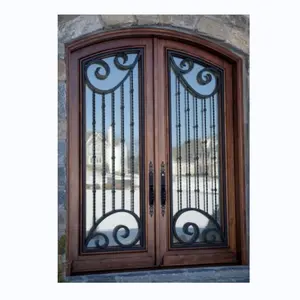 עיצוב דלתות כניסה אלומיניום בית יוקרה חזית מודרנית דלתות ציר ראשיות שער ראשי דלת צבע שער ברזל עיצוב למגורים