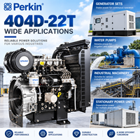 Moteur diesel turbo 4 cylindres Perkin 404D-22T d'origine, 36,3-45,5 kW, unité de puissance robuste pour pompe à eau industrielle, générateur