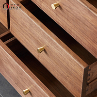 Oukali Or En Laiton Massif Cabinet Pull Long Cabinet Poignée pour Tables De Chevet Commode Tiroir Armoire Salle De Bains 96mm 128mm Boutons