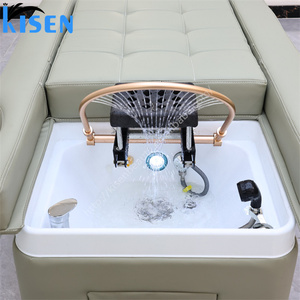 KISEN-Champú eléctrico para salón de peluquería, silla de lavado de pelo, cama de <span class=keywords><strong>masaje</strong></span> de espalda, cuenco de pedicura y lavado de cabeza - Product Image 5
