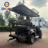 Nouveau modèle 2+2, voiturette de golf électrique haut de gamme, luxueuse et élégante, populaire, confortable, pliable, pour le club et les visites touristiques