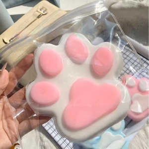 Ensemble de bombes de bain en forme de patte de chat, bombes de bain effervescentes naturelles et biologiques aux huiles essentielles, hydratantes, aromathérapie, cadeau de spa pour enfants et femmes - Product Image 6