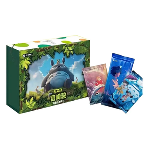 Tarjetas coleccionables de Miyazaki Hayao, serie Anime <span class=keywords><strong>Studio</strong></span> <span class=keywords><strong>Ghibli</strong></span>, mundo de cuento de hadas, juego Sk Totoro, tarjeta coleccionable, regalo de cura para niños - Product Image 3