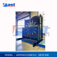 Générateur diesel Baudouin 16M55D3150E311 2780KW, système de refroidissement pour centrale électrique