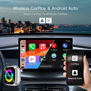 อะแดปเตอร์ Carplay ไร้สายแบบมีโลโก้สั่งทำได้ พอร์ต USB รองรับ Carplay, Android Auto, Mirror Link และ Airplay 4 in 1 สำหรับรถยนต์ - Product Image 3