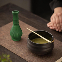 Fouet à Matcha Multicolore Réutilisable en Plastique ABS PP et Résine Chasen pour Café, Matcha Latte, Mélange Quotidien, Entretien Facile, Vente en Gros, Fournitures de Thé
