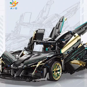 Coche <span class=keywords><strong>de</strong></span> Carreras <span class=keywords><strong>de</strong></span> Simulación AJB, Modelo Apollo, Material Plástico ABS, Escala 1/10, 2113 Piezas, Juego <span class=keywords><strong>de</strong></span> Bloques <span class=keywords><strong>de</strong></span> Construcción para Armar y Decorar - Product Image 1