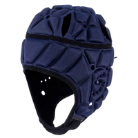 Casques de rugby pour adultes de haute qualité, taille personnalisée, coque souple en EVA, double visière, réglables, antichoc, personnalisables, protection de la tête avec drapeau