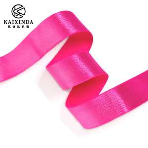 Vente directe d'usine, bande élastique en satin de nylon, brillante, lisse, rayée, bande élastique pour <span class=keywords><strong>soutien</strong></span>-<span class=keywords><strong>gorge</strong></span>, accessoires vestimentaires - Product Image 5