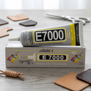 กาว ZhanlidA 2 ชิ้น 110 มล. E7000 กาวใสแบบมุกสำหรับผ้า ล้างออกได้ หัวเข็มแบบละเอียด สำหรับติดเพชร งาน DIY เสื้อผ้า เครื่องประดับ - Product Image 2