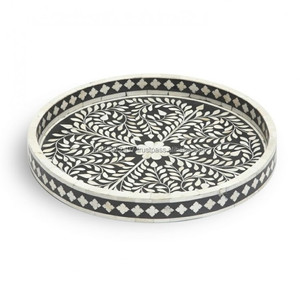 Nouveau Design Marbre Os Incrustation Plateau De Service Nacre Incrustation pour Hôtels Restaurants Maison Cuisine Maison Marchandises et Cadeaux - Product Image 2