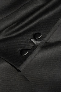 Trajes de Negocios a Medida para Hombre, Cuello en V, Corte Regular, Frente Plano, Trajes Ejecutivos, No Tejido, Repujado, Talla Grande - Product Image 4