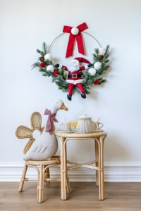 Chaise en rotin artisanale au design moderne avec dossier floral Fait à la main durable pour enfants Bébés pour la cuisine Chambre à coucher Utilisation en extérieur - Product Image 6