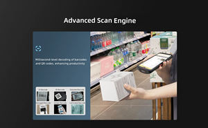 バーコードスキャナー8 + 128G Wi-Fi 6ハンドヘルド5GモバイルコンピューターPDA6.5 "IP68スクリーン搭載データターミナルN5703ハネウェルエンジン - Product Image 6