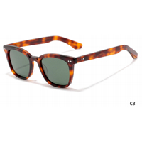Lunettes de vue carrées et rondes en acétate de haute qualité, modèle 6766, colorées, design tendance, logo personnalisé, monture en stock, prêtes à l'emploi