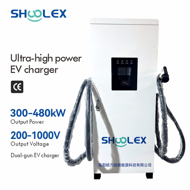 SHUOLEX V2X Bidirectional DC EV Rapid Charger OCPP 2.0.1 Ready 480kW Air Cooling Dual CCS2 IP54/IP55 New