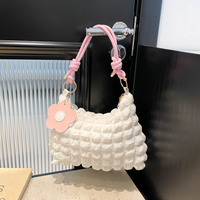 Nouveau Sac à Main Femme Été 2026 – Sac Bandoulière Pliable Couleur Unie – Sacs Designer pour Femmes