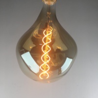Ampoule à LED de forme extraterrestre Couleur Fumée Gris foncé Ampoule Edison LED 230V E27 4W6W8W 50/60Hz Vintage Led Filament Lampe Edison décorative